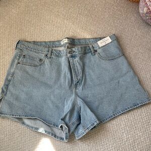 Abercrombie & Fitch Light Blue Jean Shorts